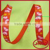 Coral Colored Grosgrain Ribbon thumbnail-1