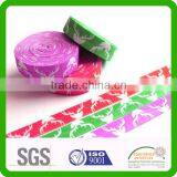 Wholesale Dye Sublimation Printed Fold Over Elastic for Hair Tie thumbnail-1