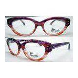 Unique Oval Flexible Acetate Womens Eyeglass Frames For Promotion 45-17-135mm thumbnail-1