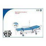 Stainless Steel Ambulance Stretcher Trolley Foldable Wheel Stretcher thumbnail-1