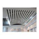 Domed Linear Metal Ceiling Aluminum Install With Curved Keel , Curved Ceiling for Station