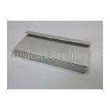 6063-T5 / T6 White Aluminium Extrusion Profile Accept Milling / Drilling Precoss