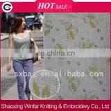 Shaoxing Winfar Melange Polyester Printed Knit Fabric Single Jersey for Garment thumbnail-1