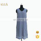 Hot Sale Fashion Casual Sleeveless Long Animal Print Shift Dress thumbnail-1