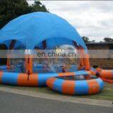 New Design Inflatable Pool With Tent Cover thumbnail-1