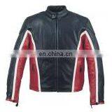 Mens Leather Biker Jacket HMB-0404C thumbnail-1