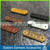 Fashion Design Embossed High End Garment Fake Leather Label for Jeans thumbnail-4