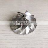 TD04HL Reverse 6+6 Blades 47.10/63.40mm Turbo Milling/aluminum 2618/billet Compressor Wheel thumbnail-2