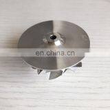 K16 Reverse 49.60/62.00mm 6+6 Blades 1862-123-2002 High Performance Turbo Milling/aluminum 2618/billet Compressor Wheel thumbnail-3