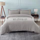 2020 Fashion Durable Solid Color Water Wash Cotton Twin Bedding Duvet Cover Set thumbnail-1