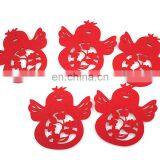 Amazon Hot Sale Custom Felt Coaster Pad With Cork Bottom thumbnail-5