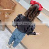 Girls' Plush Thick Flying Sleeve Bottoming Shirt 2020 Winter New Girl Baby Plush Bubble Sleeve Foreign Style Bottom Coat thumbnail-6