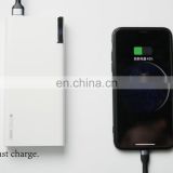 Shenzhen Custom LOGO 3 USB Portable Charger Power Bank 20000 mah Mini Micro Type-C Power Bank For Mobile Phone