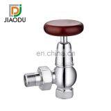 227-J 1/2" 15mm Brass Thermostatic Wooden Retro Radiator Valve for Underfloor Heating System thumbnail-3