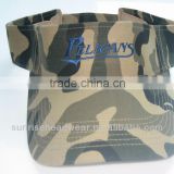 custom camouflage sun visor