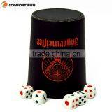 Best Selling High Durable Leather Custom Dice Cup With Pouch thumbnail-4