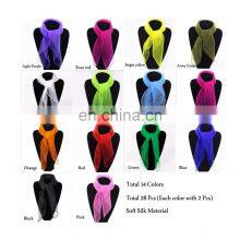 Wholesales Stock Colorful Multi Colored Customized Size Chiffon Silk Juggling Scarf for Magic Tricks Performance thumbnail-4