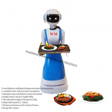 Intelligent Human Food Delivery Robots Waiter For Restaurant Service Robot