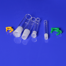 Male and Female Frosted Joint Quartz Glass Joint Tubes With Free Clip thumbnail-2