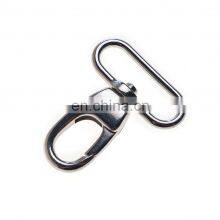 Wholesale 2021 Newest Rainbow Color Metal Keychain Custom Snap Hook Buckle Pet Buckle Carabiner Hook thumbnail-4