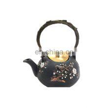 Cast Iron 500ml Tea Cup Saucermetal European Nordic Magic Tea Pot thumbnail-4