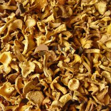Dehydrated Wild Dried Chanterelles Mushroom Cantharellus Cibarius