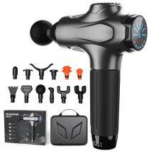 Y12 Amazon New Fascia Gun Deep Muscle Massager Vibrator Fitness Equipment Massage Gun thumbnail-1