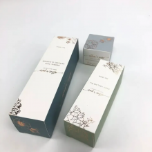 High Quality Silver Cardboard Outer Packaging Box UV Printing Boxes for Cosmetic/Mask/Cream thumbnail-3