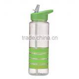 Plastic Sports Drinking Water Bottles With Silicone Ring thumbnail-1