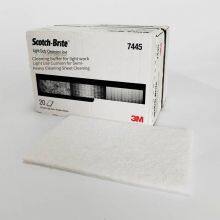 3m 7445 Scotch-brite Pad, White Nylon Sheet, No. 1200 Cleaning Cloth thumbnail-2