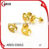 Stud Earrings for Women Stainless Steel Cute Daily Wear Earrings thumbnail-5