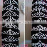 Fashion Design Rhinestone Princess Crown for Wedding Bridal thumbnail-1
