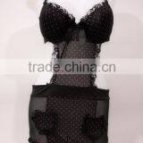 Extreme Hot Sexy Lingerie , Stiff Mesh Fabric Ladies Sleepwear,baby Doll Fashion Lace Open Transparent thumbnail-5