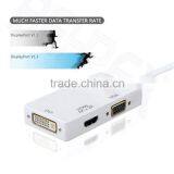 High Quality Type C to DVI VGA DP Adapter USB Hub thumbnail-3