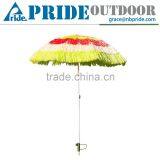 Outsunny Outdoor Straw Beach Patio Umbrella Parts Stand Mixed Color Umbrella Promotional thumbnail-1
