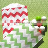 Color Chevron/Polka Dot/Striped/Honeycomb design Paper Favor Bags, Party Bags,Wedding Favor Pouches,13*18cm