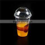 Cold Drinking Plastic Cup With Dome Lid / Beverage Cups With Transparent thumbnail-2
