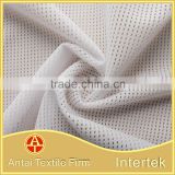 Thin and light 92 polyester 8 elastane sports mesh fabric for sportswear lining