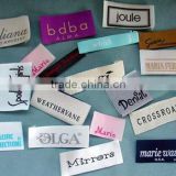 high quality custom woven mai label & size label for clothing                        
                                                Quality Choice
