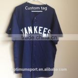 cool style Navy and white custom youth baseball jersey