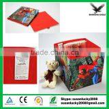 High Quality Folding Non-Woven Storage Ottoman/Stool With Imprint Logo (diectly From Factory) thumbnail-2