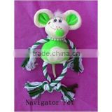 Cute Rope Pet Toy: Plush Mouse