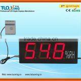 4 Inch 3 Digits LED Digital Thermo Hygrometer