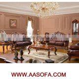 Traditional Wood Carved Dining Set,antique Wooden Dining Room Quality Choice thumbnail-6