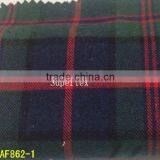 21*21 80*70 100%cotton Yarn Dyed Flannel Fabric for Shirt With Ready Bulk thumbnail-6