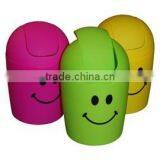 BT011 Desktop Round Plastic pp Mini Trash Can thumbnail-1