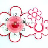 clock(CE&RoHS;artistic wall clock; fashion; quartz)
