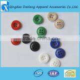 Different Color 4 Holes Plastic Sewing Buttons