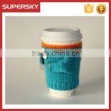 V-166 NBA Cute Coffe Hand Knitted Sleeve Cosy Cup Mug Sweater/coffee Sweater/cup Accessory thumbnail-3
