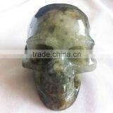Natural Labradorite Skull Gemstone Handicraft thumbnail-1